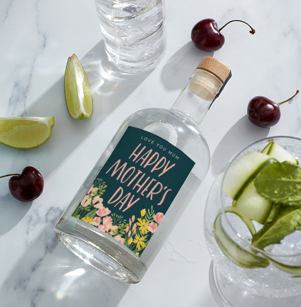 Personalised Love You Mum London Dry Gin