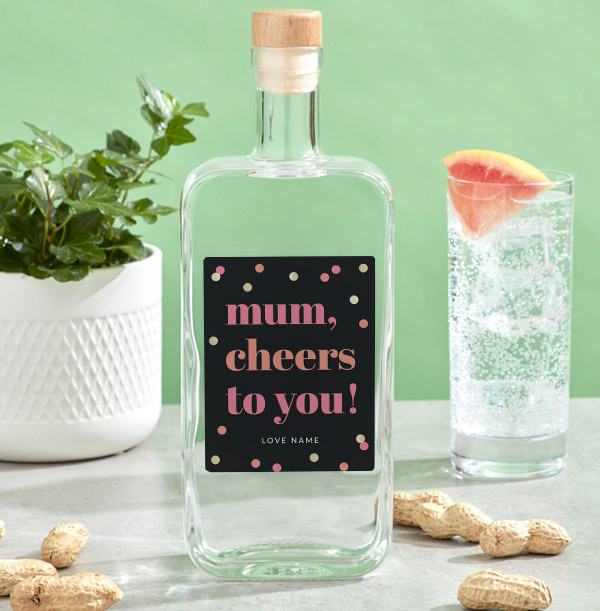 Personalised Mum Cheers To You Vodka