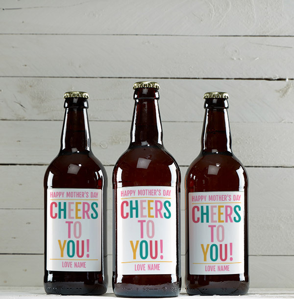 Personalised Cheers To You Mum Multi Pack of Cider