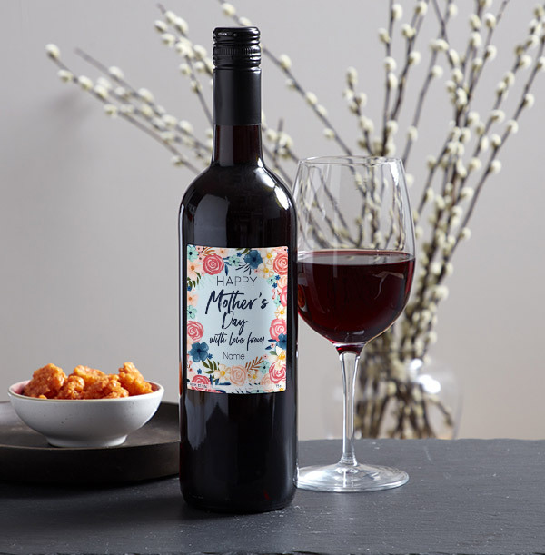 Happy Mothers Day Personalised Red Wine