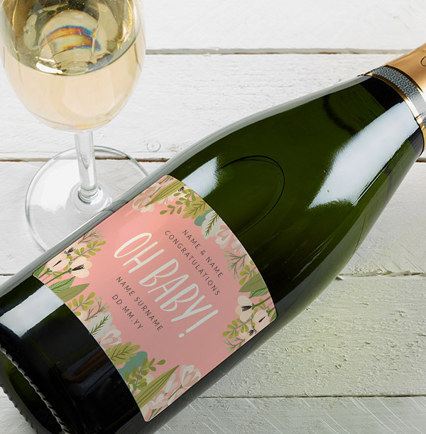 Oh Baby! New Baby Personalised Champagne Brut
