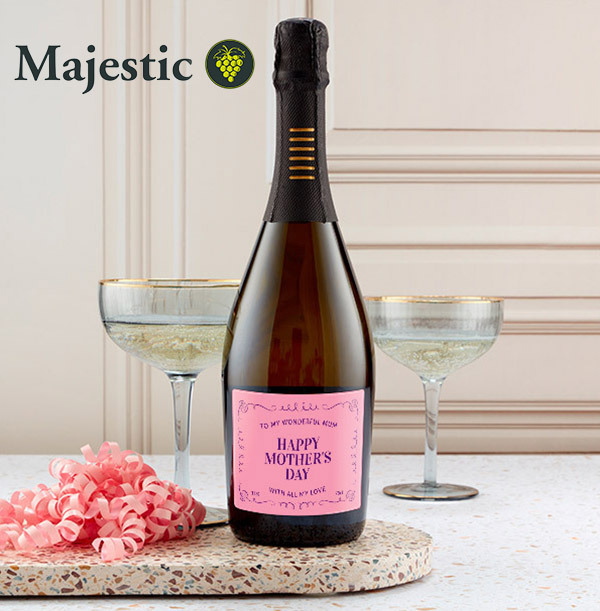 Happy Mother's Day Personalised Prosecco