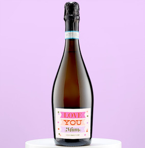 Love You Mum Personalised Prosecco