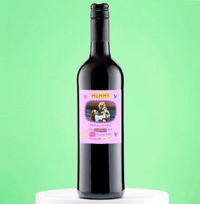 Mummy Photo Red Wine