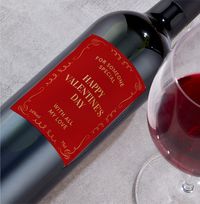 Tap to view Happy Valentine's Personalised Red Wine