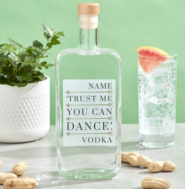 Personalised Birthday Vodka - You Can Dance