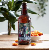 Photo & Text Personalised Beer Bottles - Multi Pack