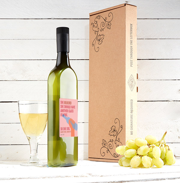 'Another Glass Of Wine' Personalised Letterbox Wine - Sauvignon Blanc
