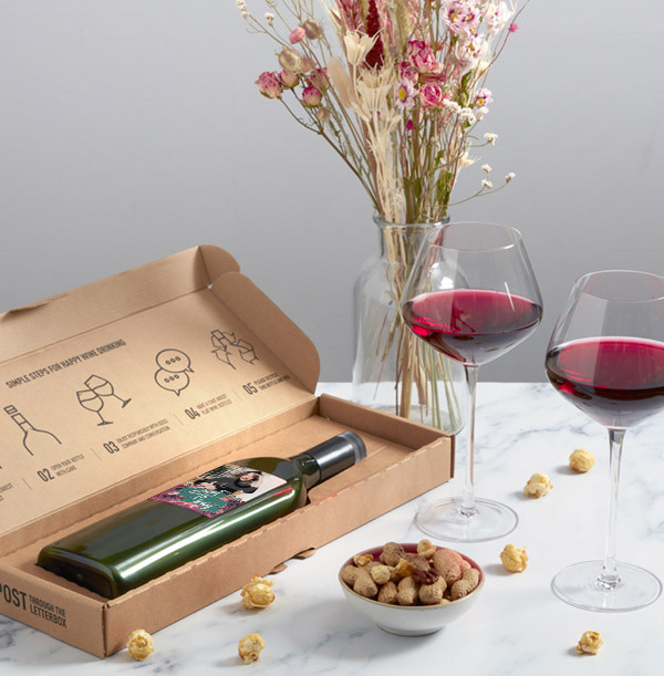 Just To Say Photo Upload Letterbox Wine - Tempranillo