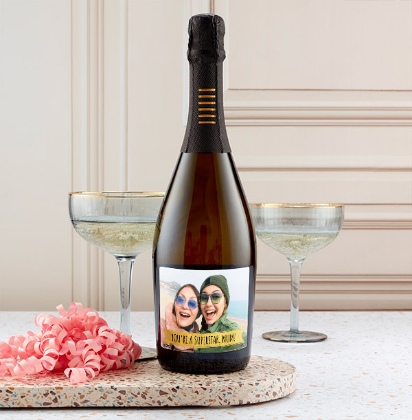 Mother's Day Prosecco With Photo & Text