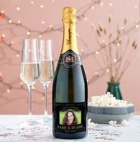 Tap to view Personalised Champagne Brut with Photo