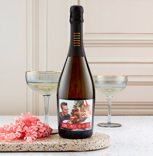 Christmas Personalised Prosecco