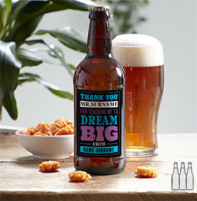 Best Teacher in the World Personalised Beer - Multi Pack