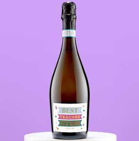 Photo of Best Teacher Ever Personalised Prosecco