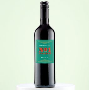 Photo of No 1 Teacher Personalised Red Wine