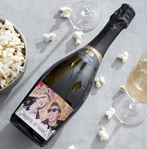 Majestic AF Personalised Photo Prosecco