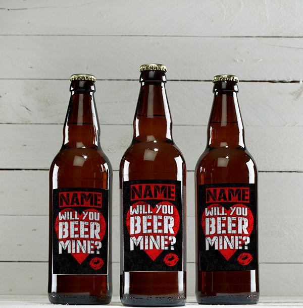 Will You Beer Mine Personalised Beer - Multi Pack