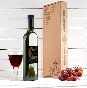 Moon and Back Personalised Letterbox Wine - Tempranillo