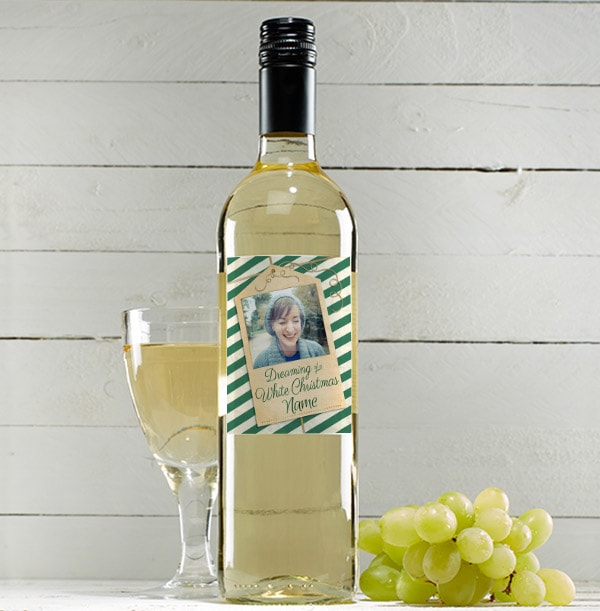 Christmas Sauvignon Blanc Wine - Photo Upload