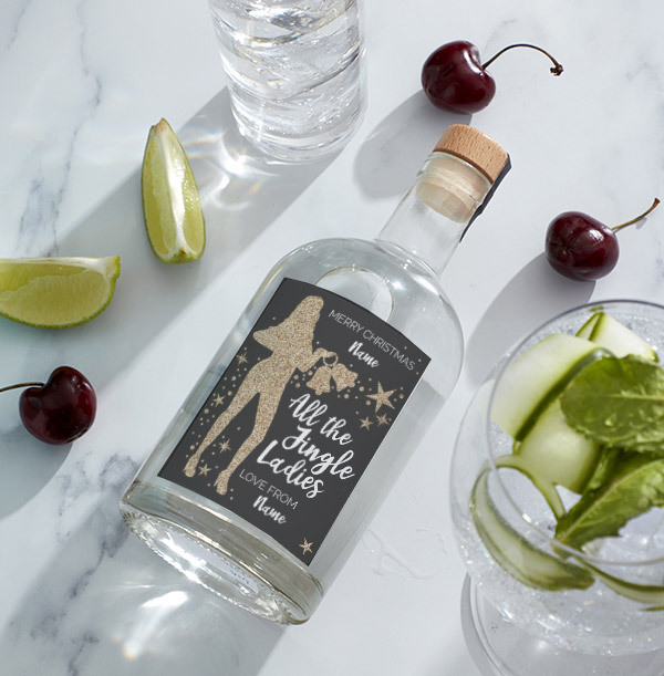 All The Jingle Ladies Personalised Gin