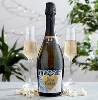 Merry Christmas Personalised Prosecco