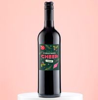 Tap to view Christmas Cheer Personalised Red Wine