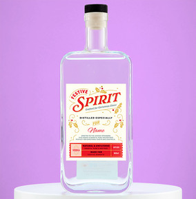 Festive Spirit Personalised Vodka