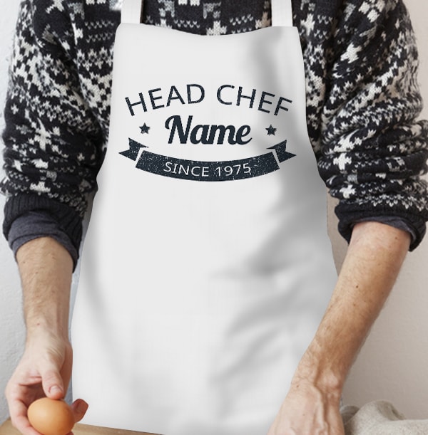 Head Chef Personalised Apron