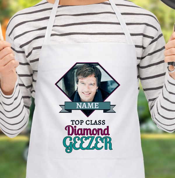 Diamond Geezer Personalised Apron