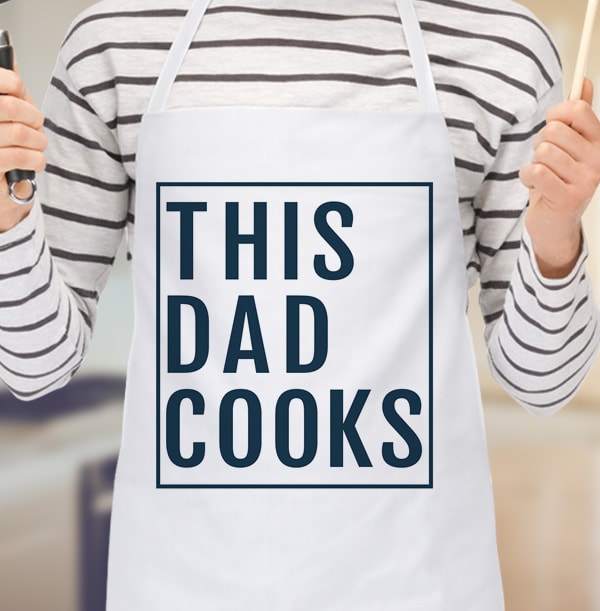 This Dad Cooks Personalised Apron