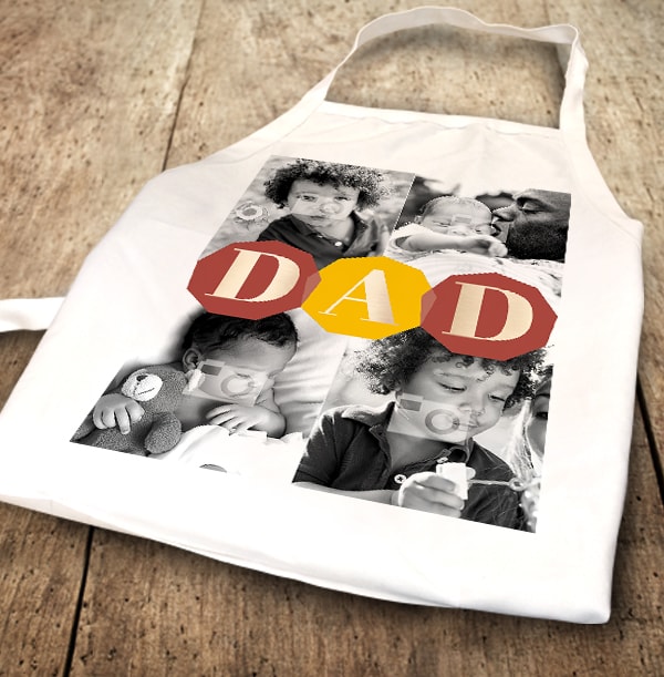 Dad Four Photo Apron