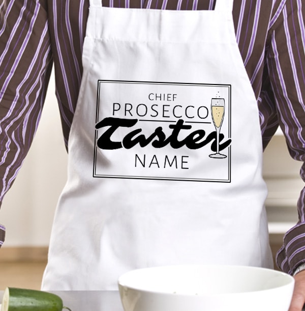 Chief Prosecco Taster Personalised Apron