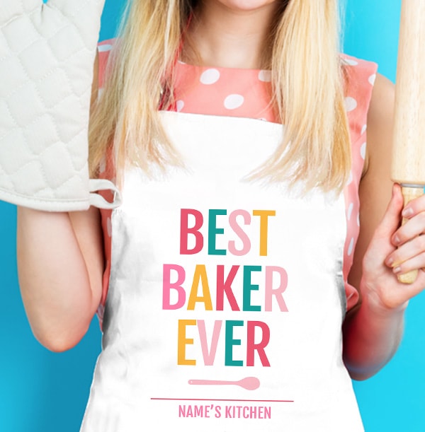 Best Baker Ever Personalised Apron