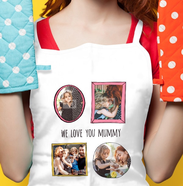 We Love You Mummy Photo Apron