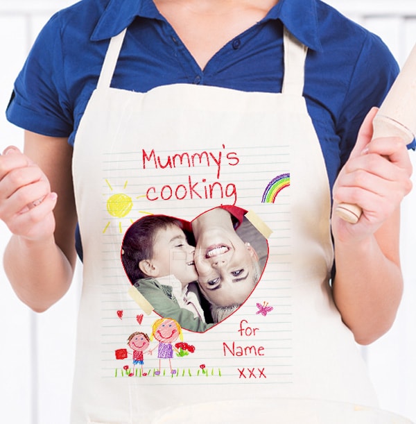 Mummy's Boy Photo Apron