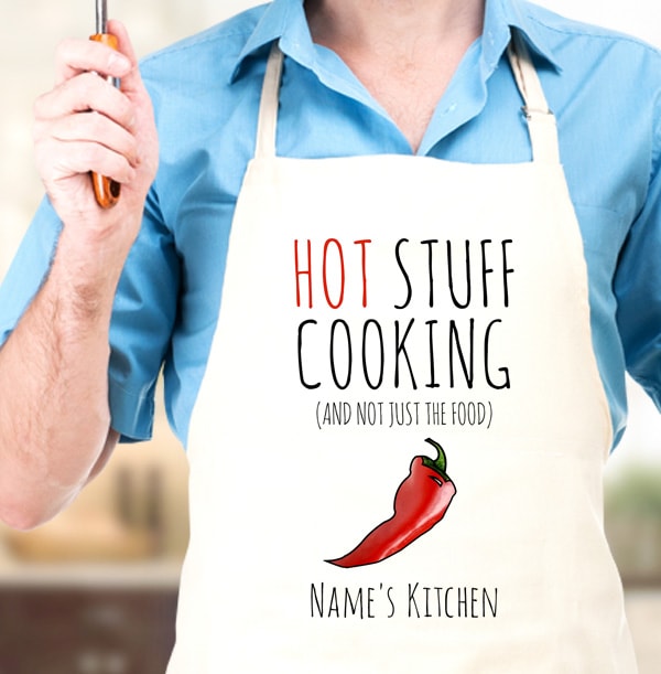 Hot Stuff Cooking Personalised Apron