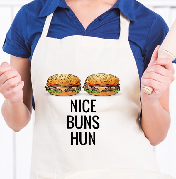 Nice Buns Hun Personalised Apron