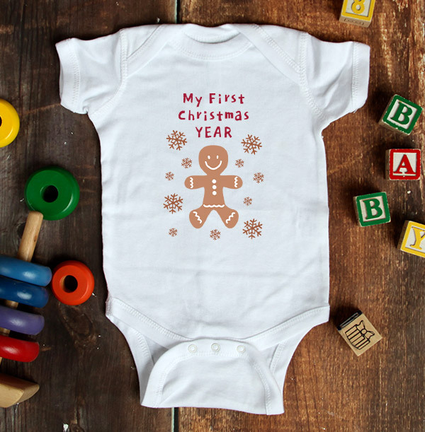 My first hot sale christmas babygrow