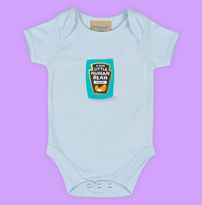 Little Human Bean Personalised Baby Grow