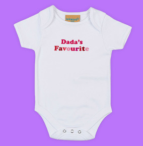 Dada's Favourite Baby Grow