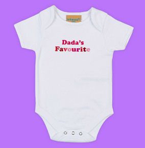 Photo of Dada's Favourite Baby Grow