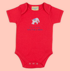 Little Baby Elephant Personalised Baby Grow