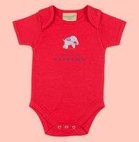 Tap to view Little Baby Elephant Personalised Baby Grow