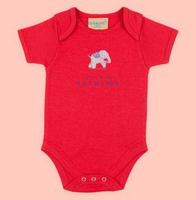 Photo of Little Baby Elephant Personalised Baby Grow