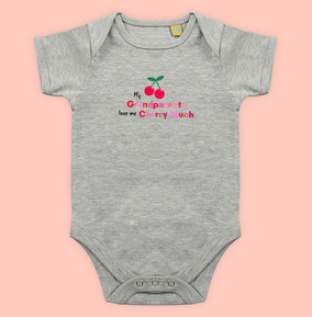 My Grandparents Love Me Cherry Much Baby Grow