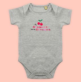 Photo of My Grandparents Love Me Cherry Much Baby Grow