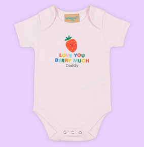 Love You Berry Much Daddy Baby Grow