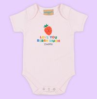 Tap to view Love You Berry Much Daddy Baby Grow