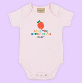 Photo of Love You Berry Much Daddy Baby Grow