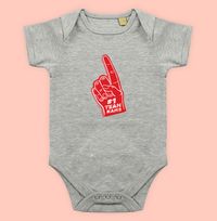 Tap to view No.1 Team Name Personalised Baby Grow